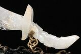 Polished Quartz Crystal Sword With Artistic Stand #206842-13